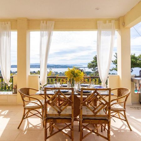 House With Amazing Ocean View And Patio - Pool Villa Porto Heli Luaran gambar