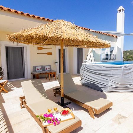 House With Amazing Ocean View And Patio - Pool Villa Porto Heli Luaran gambar