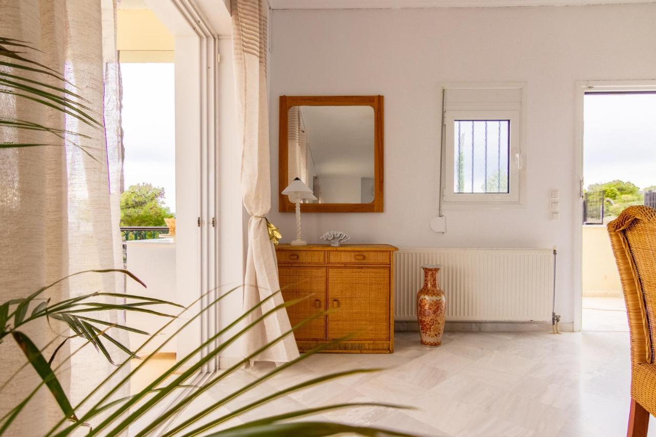 House With Amazing Ocean View And Patio - Pool Villa Porto Heli Luaran gambar