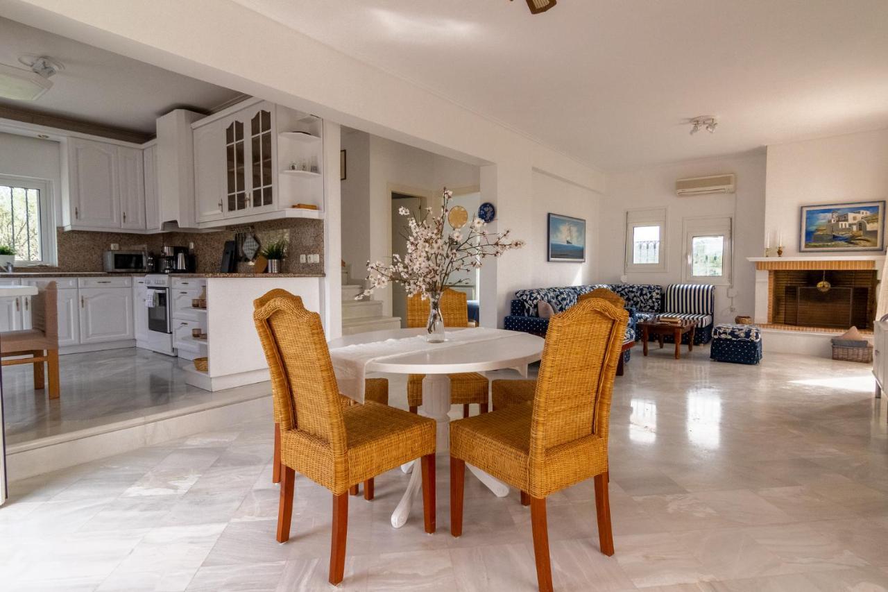 House With Amazing Ocean View And Patio - Pool Villa Porto Heli Luaran gambar