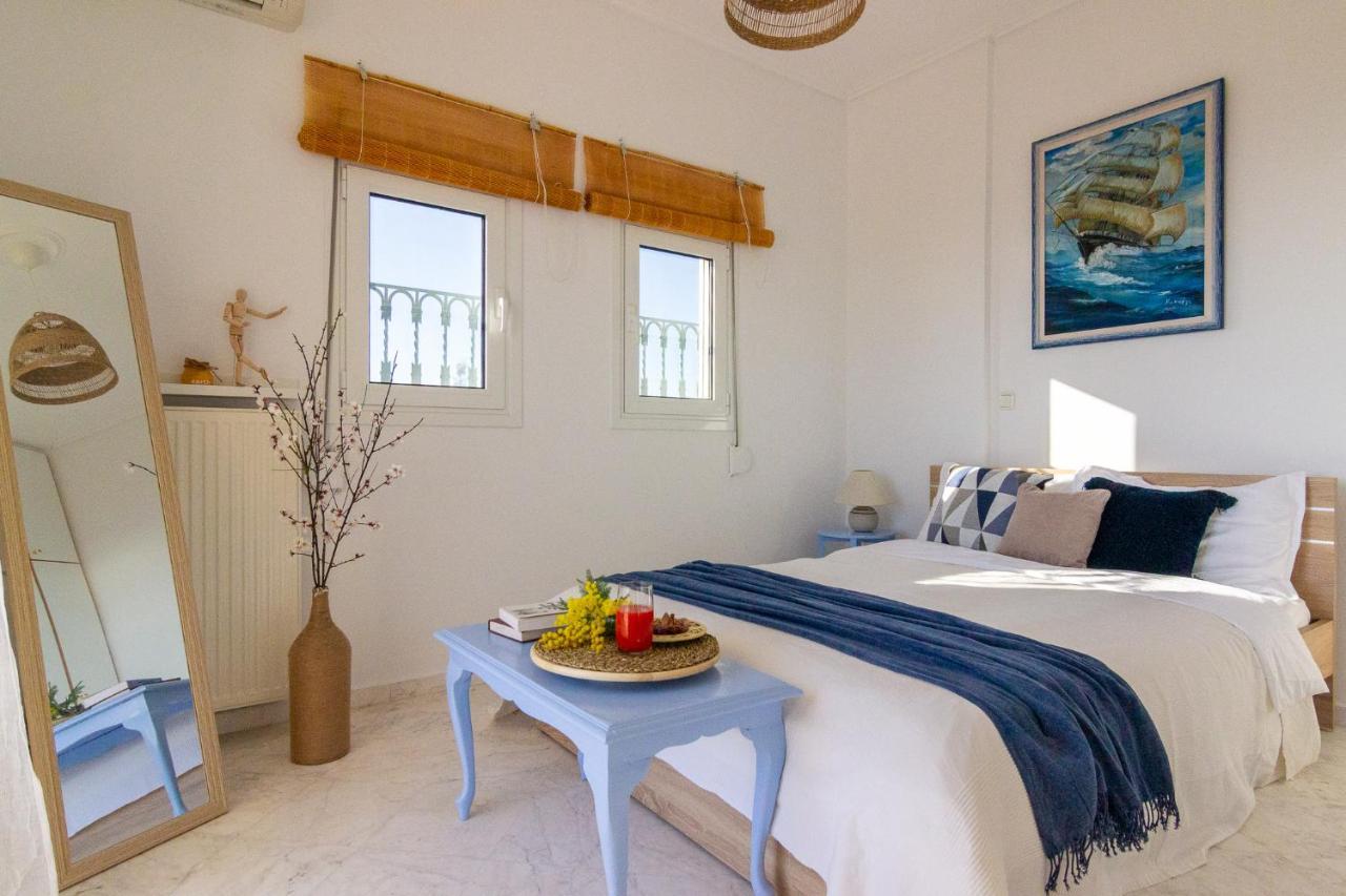 House With Amazing Ocean View And Patio - Pool Villa Porto Heli Luaran gambar