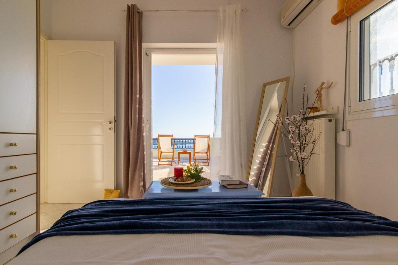 House With Amazing Ocean View And Patio - Pool Villa Porto Heli Luaran gambar