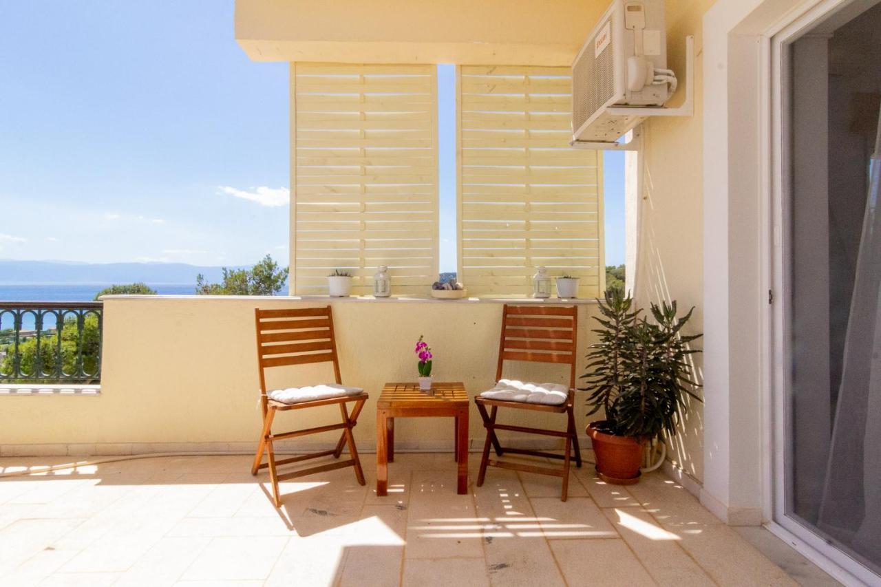House With Amazing Ocean View And Patio - Pool Villa Porto Heli Luaran gambar