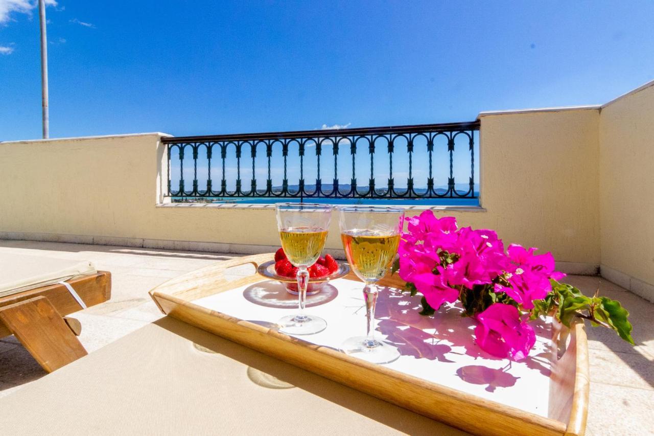 House With Amazing Ocean View And Patio - Pool Villa Porto Heli Luaran gambar
